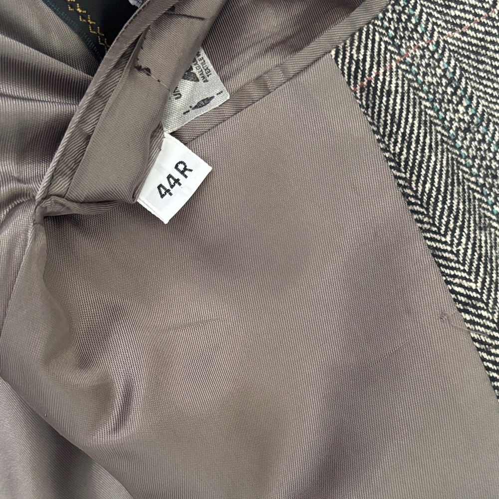 🔥BUNDLESALE Men’s 44R Hart Schaffner & Marx Silk Spirts Coat Blazer Jacket - Picture 7 of 8